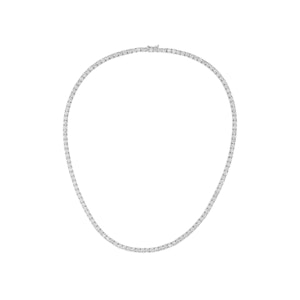 15.00ct Lab Diamond Tennis Necklace in 9K White Gold F/VS