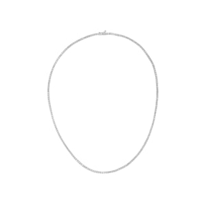6.00ct Lab Diamond Tennis Necklace in 9K White Gold F/VS