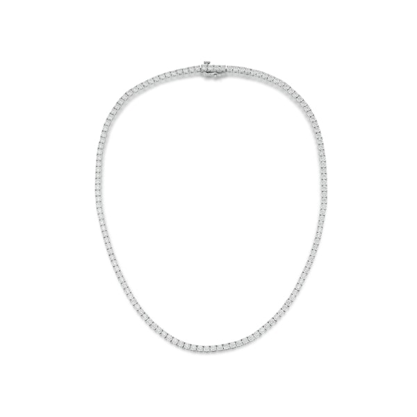 7.00ct Lab Diamond Tennis Necklace in 9K White Gold HS/I - Image 1