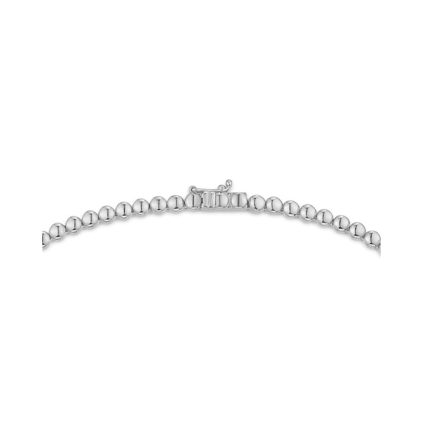 10.00ct Lab Diamond Tennis Necklace 3/4 Set in 9K White Gold G/VS - Image 5