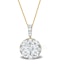Diamond Grande Galileo 2.15CT Pendant Necklace in 18K Gold - R4649 - image 1