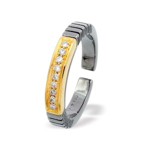 18K Gold Titanium Ring SIZE O