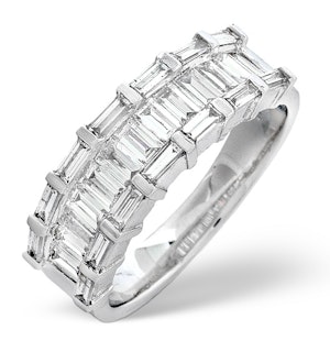 18K White Gold Diamond Ring 1.30ct H/si