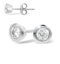 Platinum Rub-over Diamond Stud Earrings - 0.30CT - G/VS - 5mm - image 1