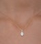 Diamond Oval Galileo 0.52CT Pendant Necklace in 18K Gold - R4640 - image 3