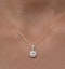 Diamond Moyen Galileo 1CT Pendant Necklace in 18K Gold - R4647 - image 3