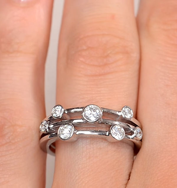 rain drop diamond ring