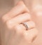 Engagement Ring Certified Low Set Chloe 18K White Gold Diamond 0.25CT - image 4