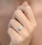 Halo Engagement Ring Ella 18K Gold Diamond Princess Cut 0.82ct SI - image 3
