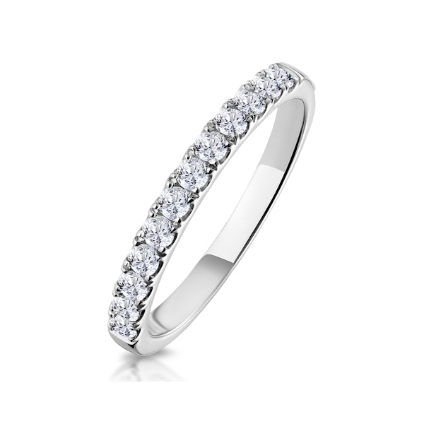 Adelle Matching Wedding Band 0.35ct H/Si Diamond in 18K White Gold - Image 1