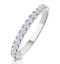 Adelle Matching Wedding Band 0.35ct H/Si Diamond  in 18K White Gold - image 1