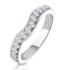 Seraphina Matching Wedding Band 0.46ct H/Si Diamond  in 18K White Gold - image 1