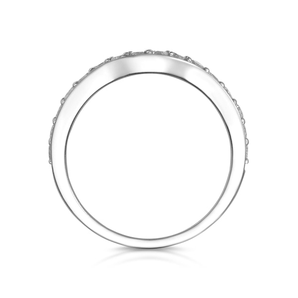 Seraphina Matching Wedding Band 0.46ct H/Si Diamond in 18K White Gold - Image 2