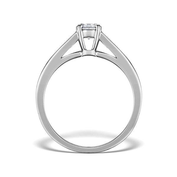 Sidestone Lab Diamond Ring Alexa 0.95ct H/Si1 18K White Gold - Image 2