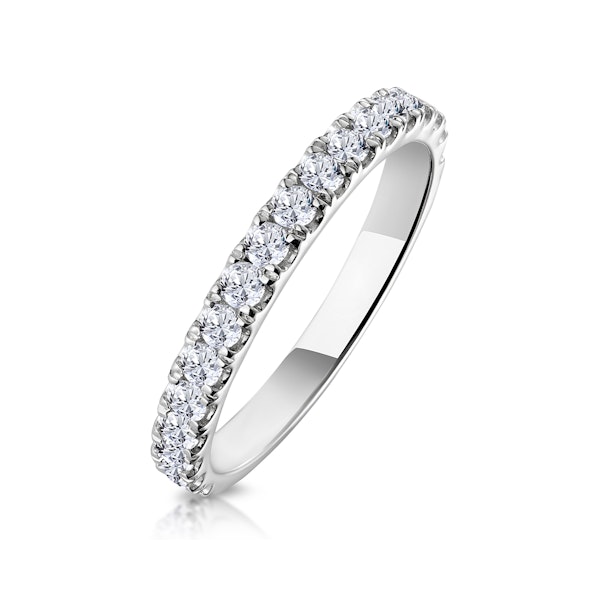 Aria Matching Wedding Band 0.55ct H/Si Diamond in 18K White Gold - Image 1