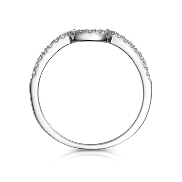 Nova Matching Wedding Band 0.20ct H/Si Diamond in 18K White Gold - Image 2