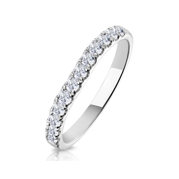 Talia Matching Wedding Band 0.35ct H/Si Diamond in 18K White Gold - Image 1