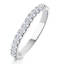 Talia Matching Wedding Band 0.35ct H/Si Diamond  in 18K White Gold - image 1