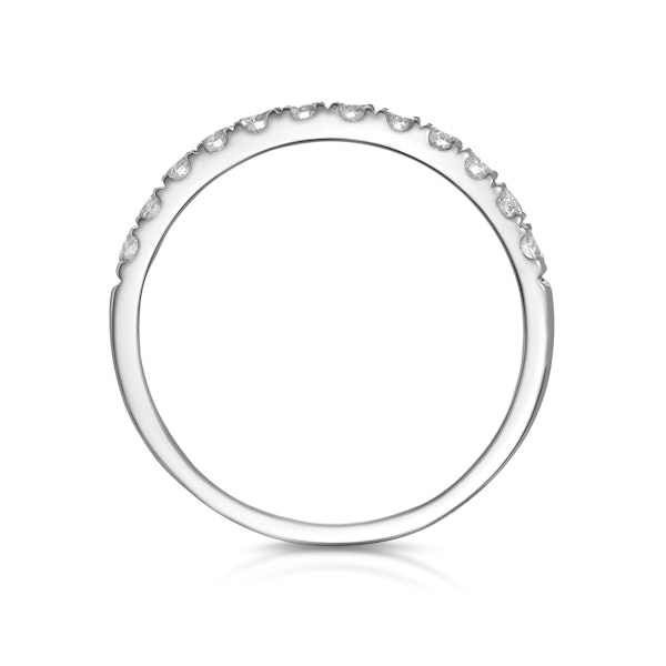 Talia Matching Wedding Band 0.35ct H/Si Diamond in 18K White Gold - Image 2