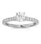 Natalia GIA Diamond Engagement Side Stone Ring 18KW Gold 0.91CT G/SI2 - image 3