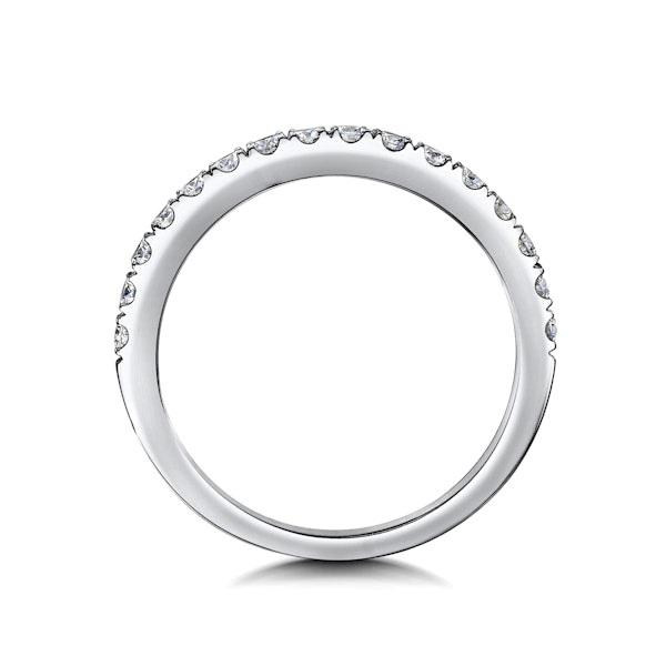 Natalia Matching 2MM Wedding Band 0.50ct H/Si Diamonds in Platinum - Image 3