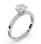 Charlotte GIA Diamond Engagement Side Stone Ring 18KW Gold 1.20CT VS2 - image 4