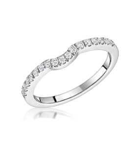 Carly Matching 2mm Wedding Band 0.25ct H/Si Diamonds in Platinum
