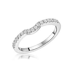 Carly Matching 2mm Wedding Band 0.25ct H/Si Diamonds in 18KW Gold