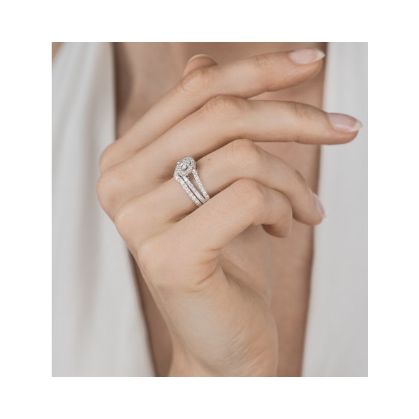 Carly Matching 2mm Wedding Band 0.25ct H/Si Diamonds in Platinum - Image 2