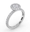 Alessandra GIA Diamond Engagement Ring 18KW Gold 1.10CT G/SI1 - image 4