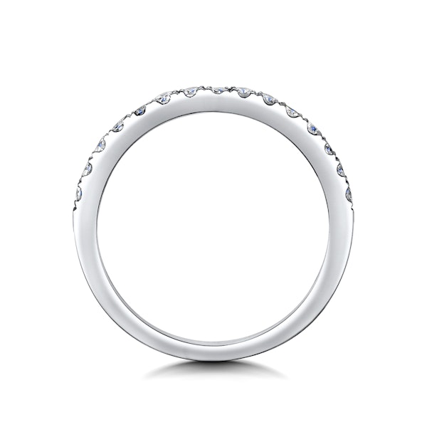 Roxy Matching 2MM Wedding Band 0.36ct H/Si Diamonds in Platinum - Image 3