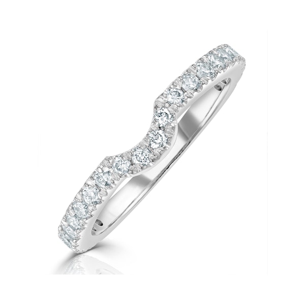 Valerie Matching Wedding Band 0.50ct G/Si Diamond in 18K White Gold - Image 1