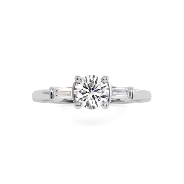 Isadora Diamond Engagement Ring Platinum 0.65ct G/VS2 - Image 2