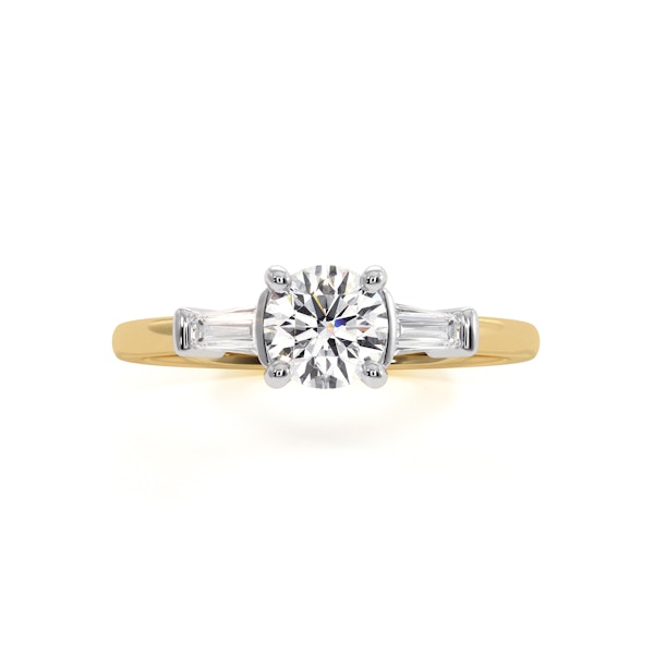 Isadora Diamond Engagement Ring 18KY 0.65ct G/SI2 - Image 2