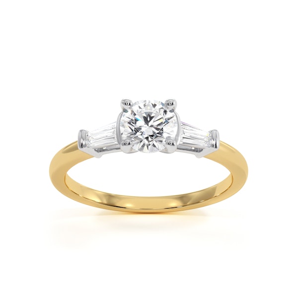 Isadora Diamond Engagement Ring 18KY 0.65ct G/VS1 - Image 3