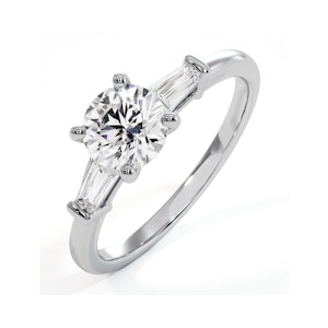 Isadora GIA Diamond Engagement Ring Platinum 0.90ct G/SI1
