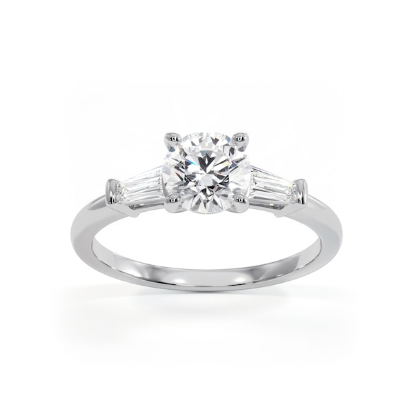 Isadora GIA Diamond Engagement Ring Platinum 0.90ct G/SI1 - Image 3