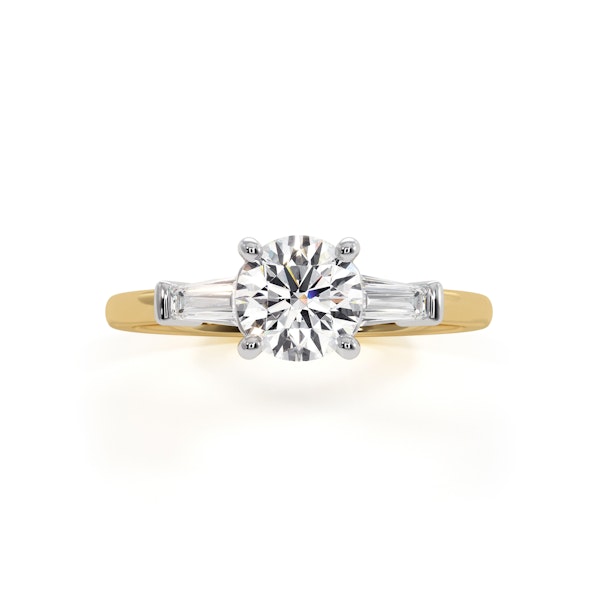 Isadora GIA Diamond Engagement Ring 18KY 0.90ct G/VS1 - Image 2
