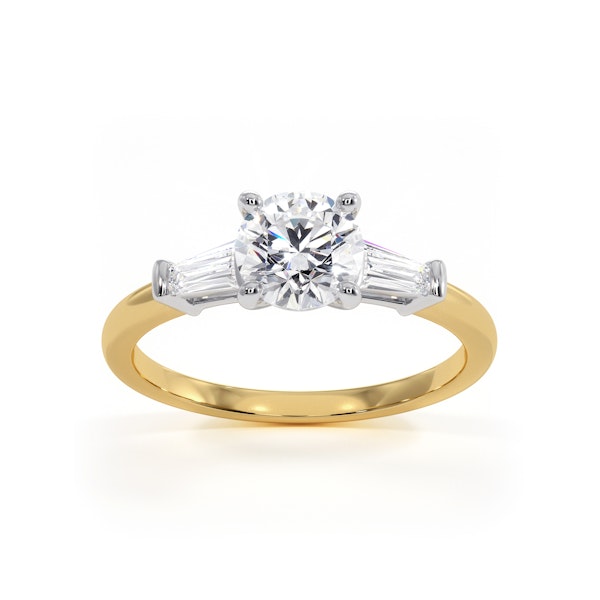 Isadora GIA Diamond Engagement Ring 18KY 0.90ct G/SI2 - Image 3