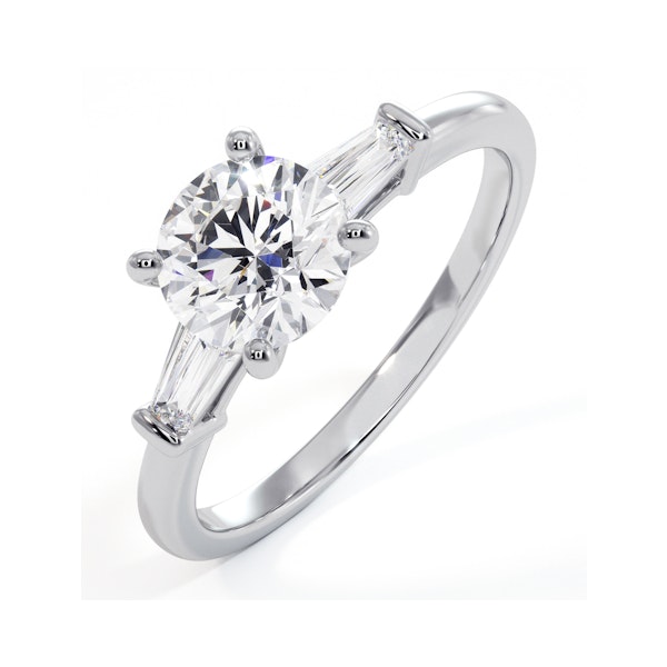 Isadora GIA Diamond Engagement Ring Platinum 1.10ct G/SI1 - Image 1