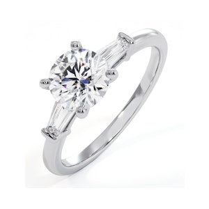 Isadora GIA Diamond Engagement Ring 18KW 1.10ct G/SI2