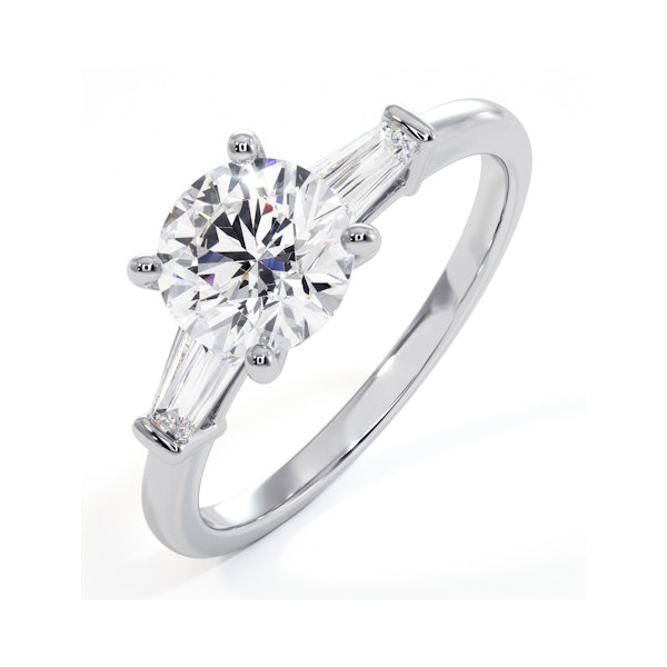 Isadora GIA Diamond Engagement Ring Platinum 1.25ct G/SI1 - Image 1