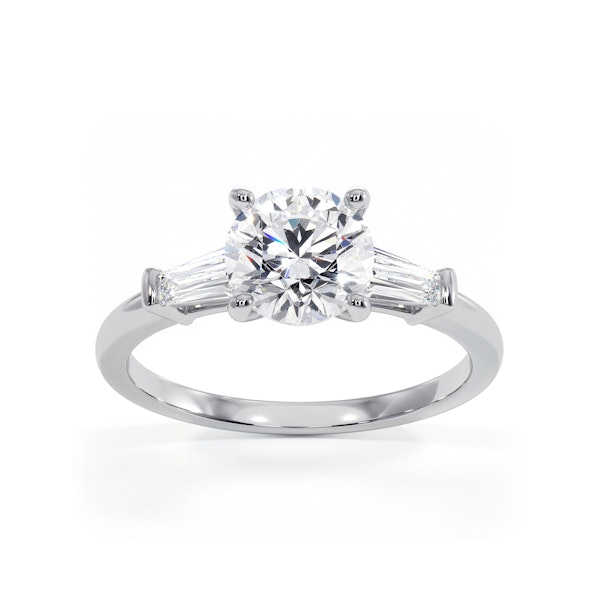 Isadora GIA Diamond Engagement Ring Platinum 1.25ct G/VS1 - Image 3
