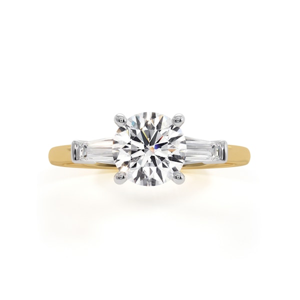 Isadora GIA Diamond Engagement Ring 18KY 1.25ct G/SI1 - Image 2