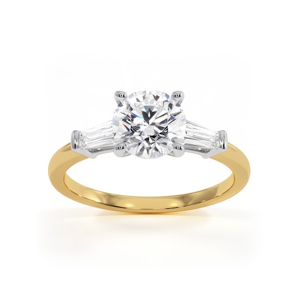 Isadora GIA Diamond Engagement Ring 18KY 1.25ct G/VS1 - Image 3