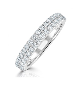 Eleanor Matching Wedding Band 0.70ct G/Si Diamond in 18K White Gold - Size K