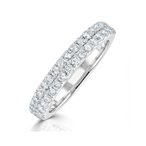 Eleanor Matching Wedding Band 0.70ct G/Si Diamond in 18K White Gold - Size K