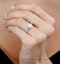 Georgina GIA Oval Diamond Halo Engagement Ring 18KW Gold 1.30ct G/Vs1 - image 4