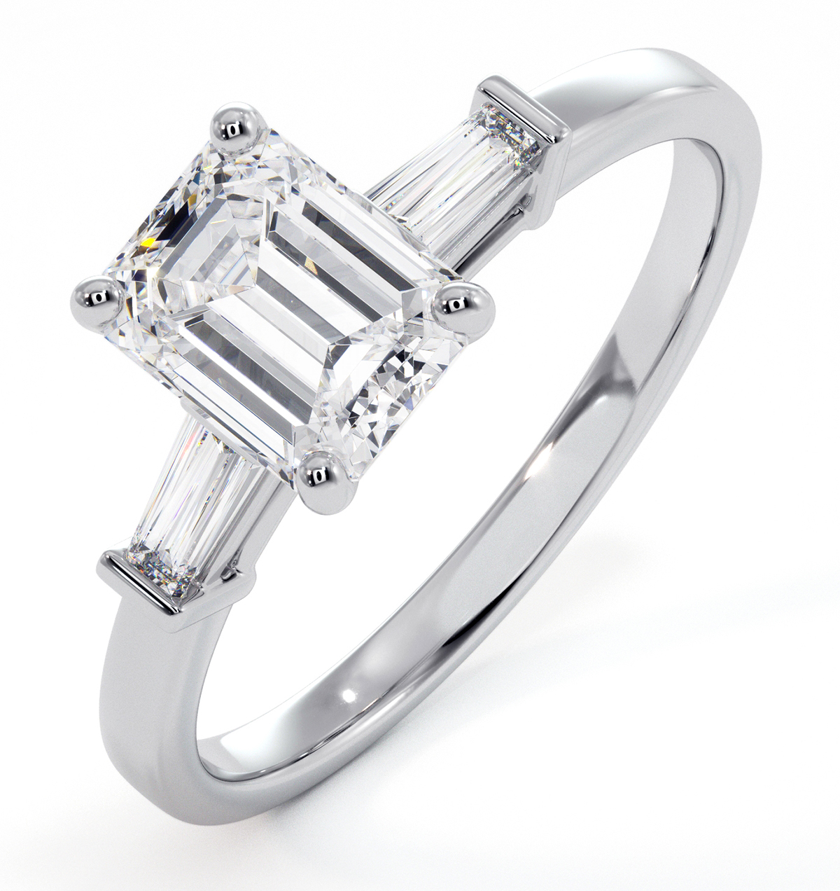Emerald Cut Diamond Engagement Rings The Diamond Store™