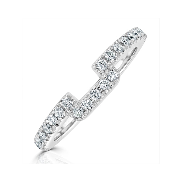 Annabelle Matching Wedding Band 0.30ct G/Si Diamond in 18K White Gold - Image 1